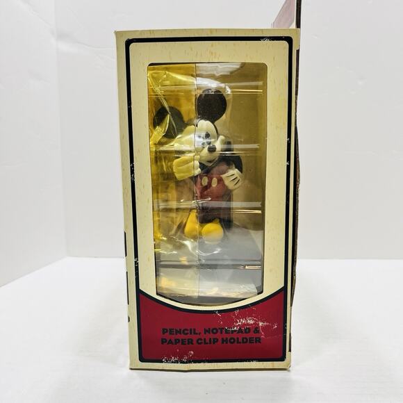 Walt Disney’s Retro Mickey Mouse Pencil, Notepad & Paper clip Holder - Picture 5 of 8